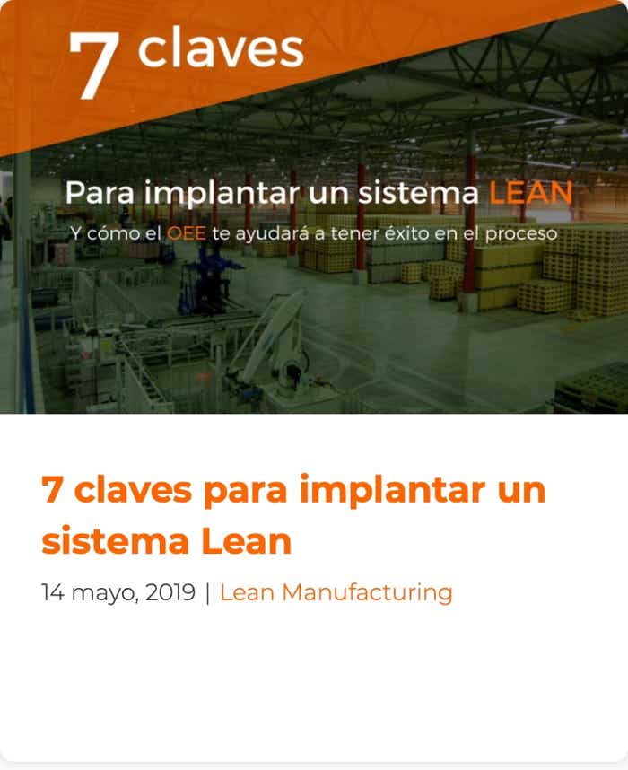 / Claves para implantar un sistema Lean