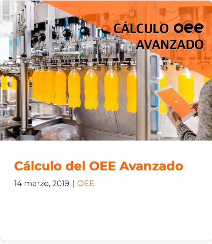 Cálculo de OEE avanzado