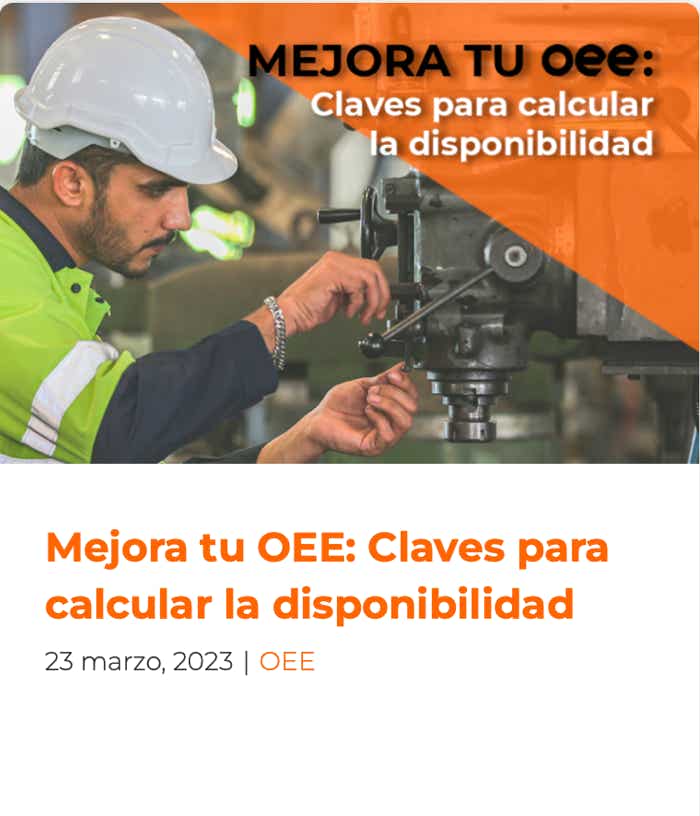 Para aprender a calcular correctamente el OEE, es importante comprender cada uno de los indicadores que lo componen.