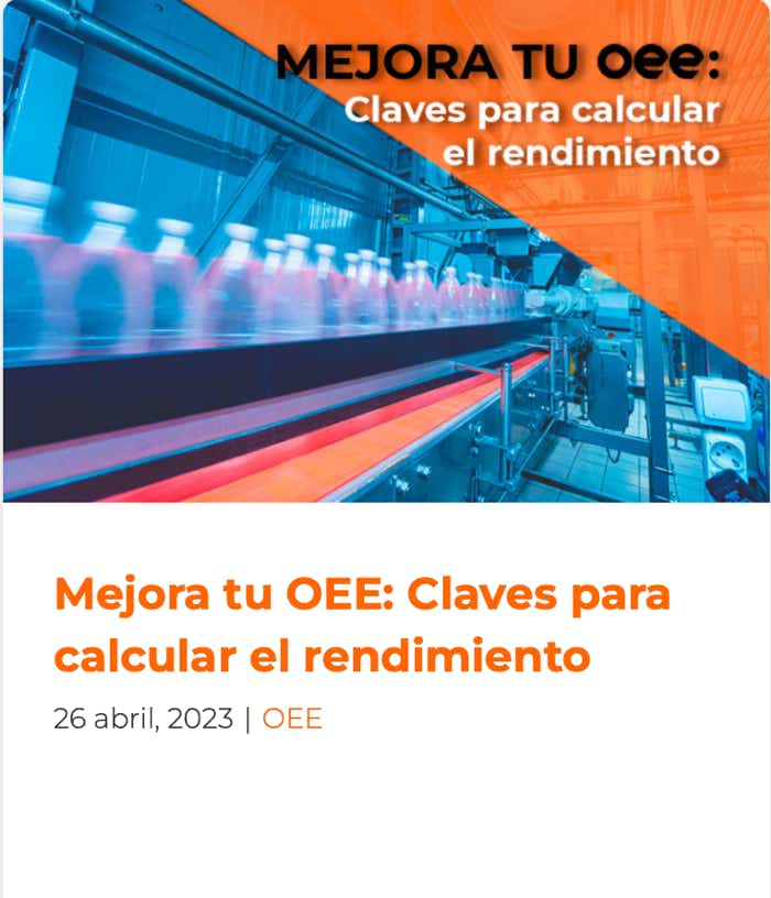 Para aprender a calcular correctamente el OEE, es importante comprender cada uno de los indicadores que lo componen.